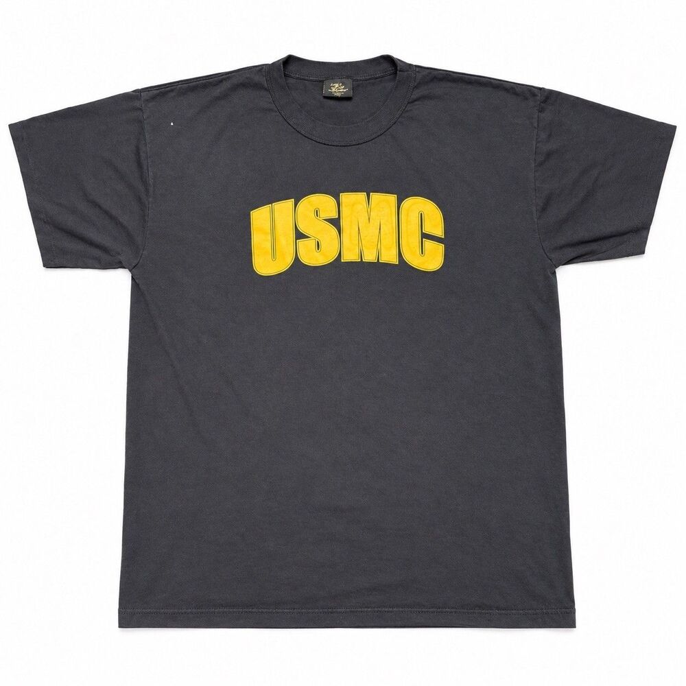Vintage 80s USMC United States Marine Corps Single Stitch Shirt Adult XXL 90s